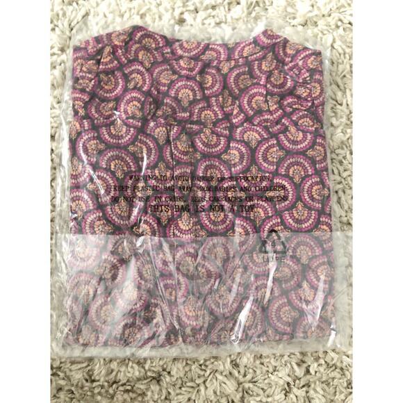 Marine Layer Colette Top Printed Doublecloth Fan Block Print Pink Purple NWT S - Picture 8 of 8